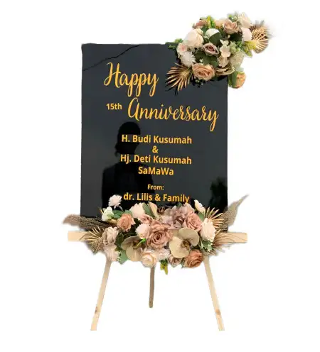 Papan Bunga Akrilik Nias Barat