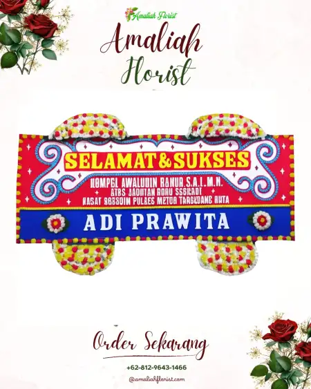 Papan Bunga Ucapan Selamat Nias Barat